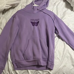 Cute trendy purple sweatshirt